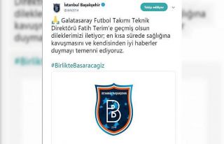 Başakşehir’den Fatih Terim’e geçmiş olsun...