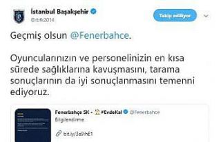 Başakşehir’den Fenerbahçe’ye geçmiş olsun...