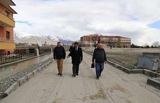 Başkan Aksun çalışmaları yerinde inceledi