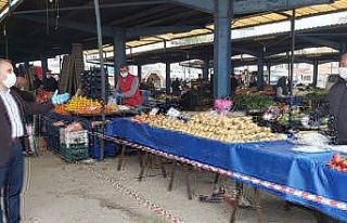 Başkan Akyol’dan pazarcı esnafına denetim