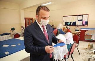 Başkan Kibar: “100 bin maske üretip ihtiyaç sahiplerine...