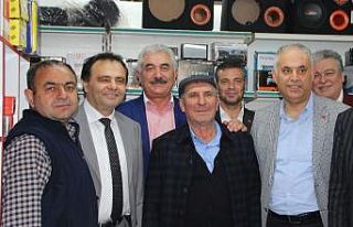 Başkan Şahin ve Yaman, Küçük Sanayi Sitesi’nde...