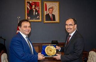 Başkan Şahin’den Rektör Beydemir’e tebrik ziyareti