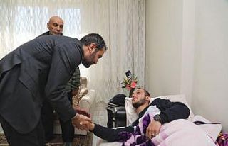 Başkan Şerifoğulları, İdlib Gazisi Yüce’yi...