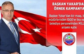 Başkanı Yakar’dan “Bir maaş bağış” kampanyası