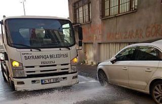 Bayrampaşa’da korona virüs temizliği