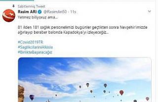 Belediye Başkanı Arı, 81 ilden 181 sağlık personeline...