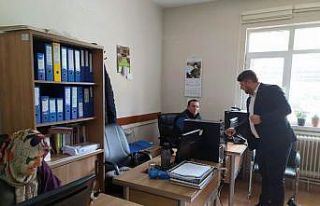 Belediye çalışanlarına ücretsiz dezenfektan dağıtıldı