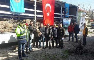 Bilecik’te 12 köye 13 bin fidan dağıtıldı