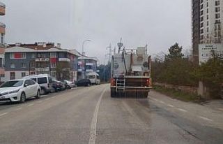 Bilecik’te bütün mahalle dezenfektan içerikli...