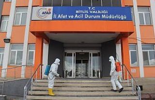 Bitlis’te dezenfekte çalışması