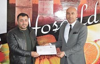 Bitlis’teki spor kulüplerine teşekkür belgesi