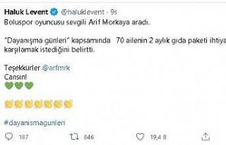 Bolusporlu Arif Morkaya’dan 70 aileye gıda yardımı