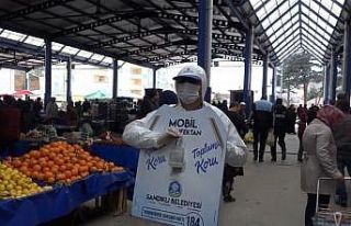 Bu da “Mobil Dezenfektan” uygulaması