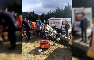 Burdur’da trafik kazası: 1 ölü,5 yaralı