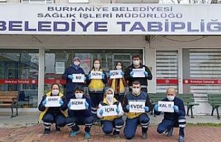 Burhaniye’de sağlık ekiplerinden farkındalık...