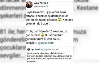 Bursa Büyükşehir Belediye Başkanı Alinur Aktaş’dan...
