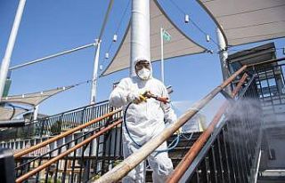 Büyükşehir Belediyesinden korona virüsle mücadele...