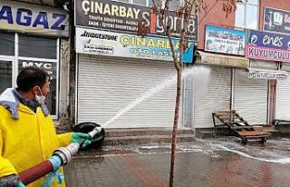 Çaldıran belediyesi korona virüs tedbirleri kapsamında...