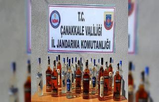 Çanakkale’de kaçak içki operasyonu