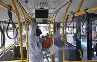 Çanakkale’de şehir içi otobüsler koronavirüse...