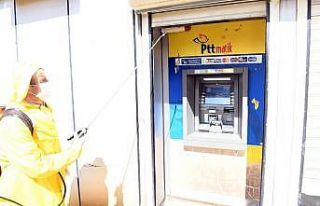 Çatak Belediyesinden dezenfekte çalışması