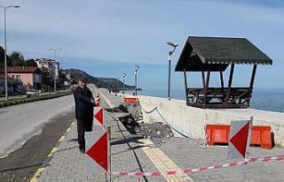Çatalzeytin’de dev dalgalar hasara yol açtı