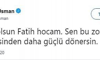 Cedi Osman’dan Fatih Terim’e geçmiş olsun mesajı