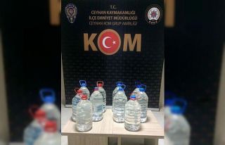 Ceyhan’da 50 litre kaçak alkol ele geçirildi
