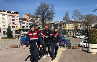 Cezaevi firarisi suç makinesi meyve bahçesinde yakalandı
