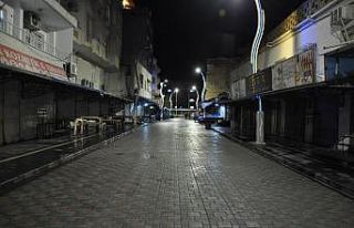 Cizre Belediyesi temizlik mesaisine gece de devam...