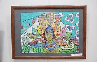 Çocuklar hayâllerindeki Bursa’yı çizdi