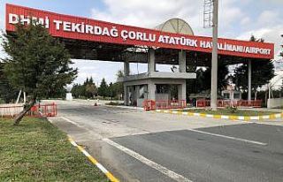 Çorlu Atatürk Havalimanında uçuşlar durdu