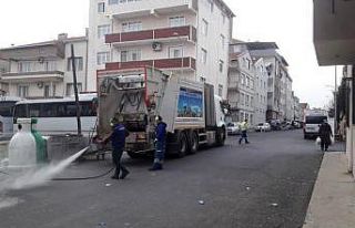 Çorlu Belediyesi ekipleri 7 gün 24 saat sahada çalışıyor