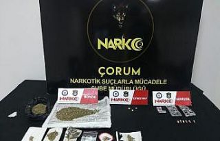 Çorum’da uyuşturucu operasyonunda 1 tutuklama