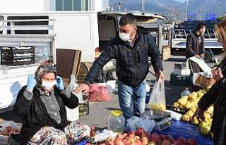 Cuma Pazar’ında Covid19 önlemleri alındı