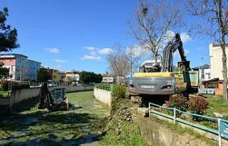 Değirmenaltı Deresi’nde temizlik çalışmaları...