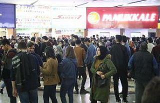 Denizli otogarında korona tatili yoğunluğu