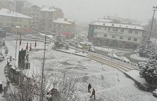 Develi’ye Mart ayında kar sürprizi