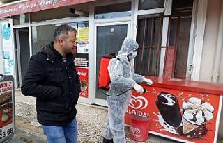 Devrekani’de dezenfekte çalışmalarını sürdürüyor