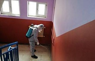 Dicle’de okullar dezenfekte edildi