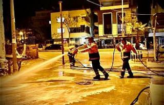 Didim’de dezenfekte çalışmaları devam ediyor