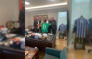 Diyarbekirspor yönetiminden Sevgili’ye ziyaret