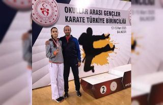 Diyarbekirsporlu karateci Türkiye ikincisi oldu