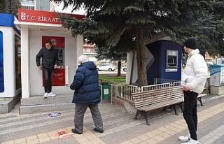 Dursunbey’de Sosyal Mesafe Noktası Uygulaması