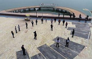 Edremit’te korona virüs kapsamında sahil bandı...