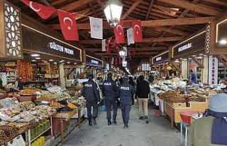Elazığ Kapalı Çarşı’da korona virüs tedbirleri