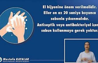 Engellilere korona virüsü bilgilendirmesi