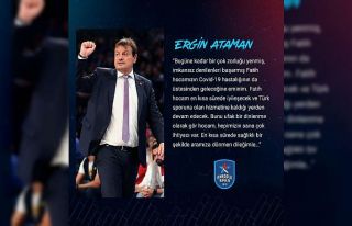 Ergin Ataman’dan Fatih Terim’e geçmiş olsun...