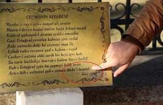 Ertuğrul Gazi türbesi girişindeki tarihi çeşme...